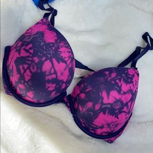 34D PUSHUP BRA PINK